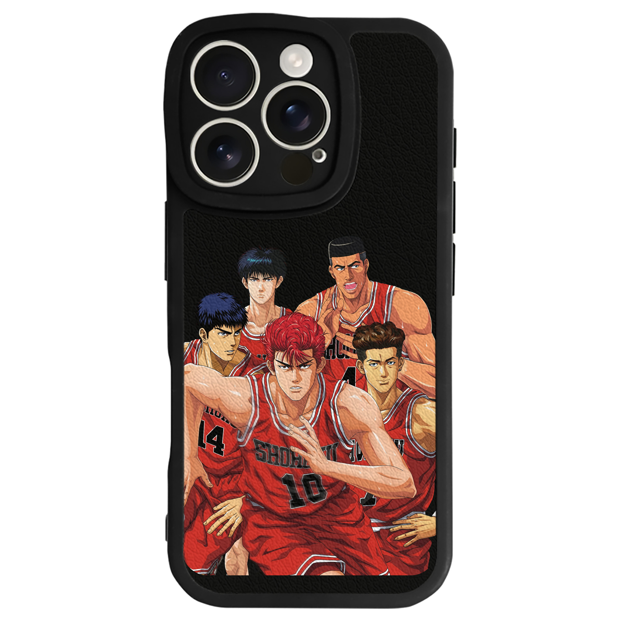 （画像用） SLAM DUNK／スラムダンク 【iPhone 16シリーズ対応】シリコンスマホケース（レザー調） 材質：シリコン